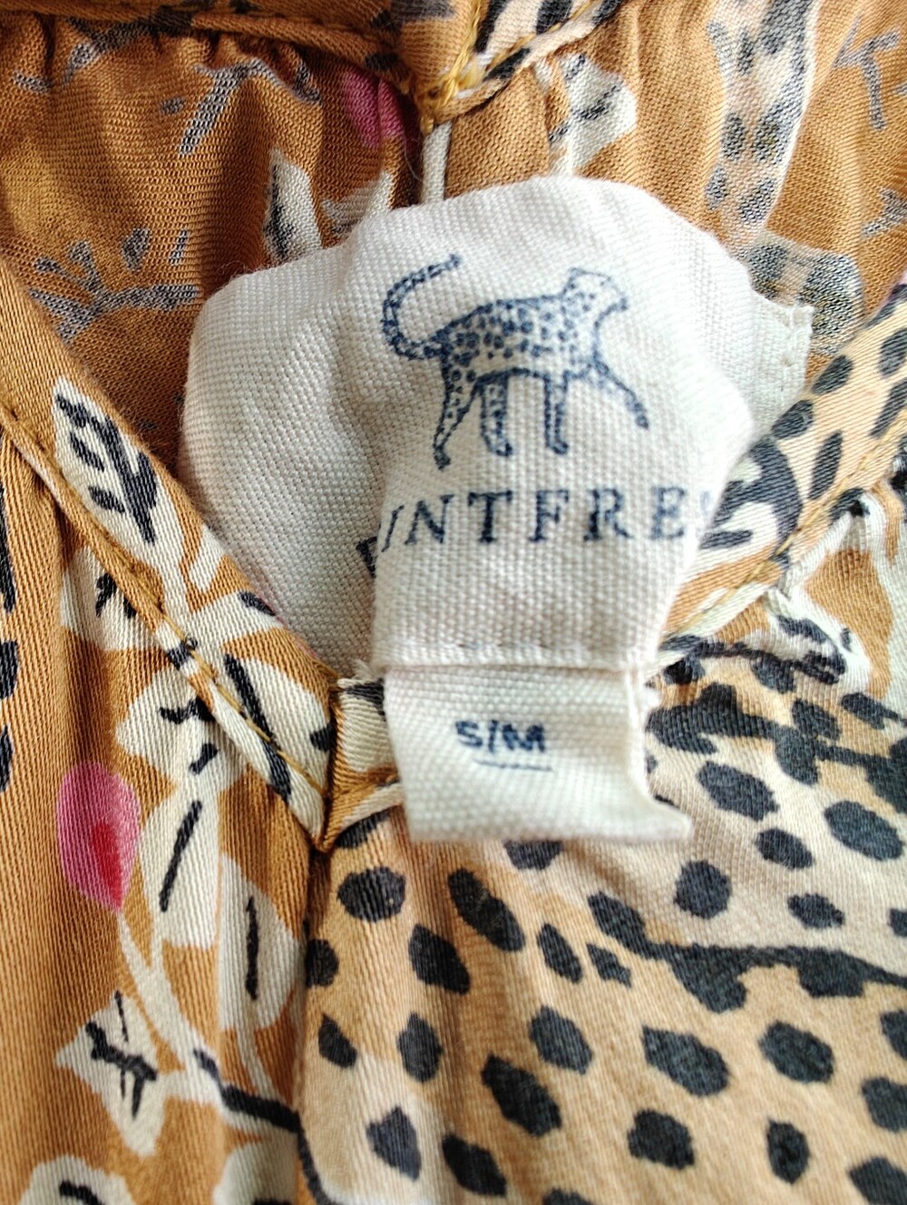 Like New Printfresh Satin Jaipur Jumpsuit, S/M - Picture 7 of 7